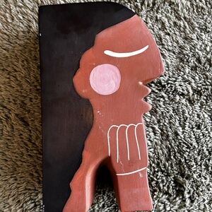 Justina Blakeney Terracotta Face Shaped Vase